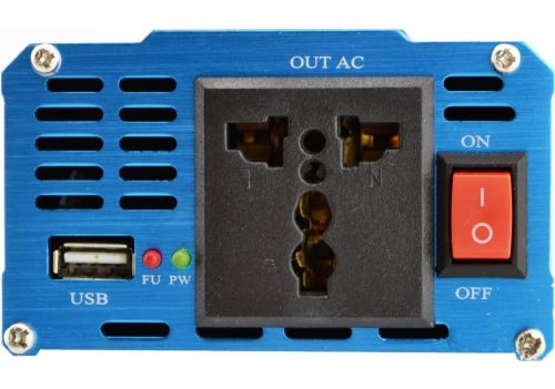 Перетворювач з чистою синусоїдою UKC AC/DC 12V-220V 600W автомобільний інвертор напруги струму 12В 220В 600 Вт акумулятор від прикурювача