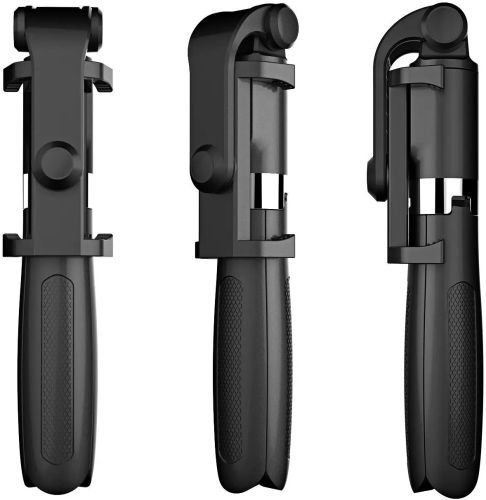 Селфи палиця штатив Selfie Stick L01 70 см телескопічний трипод для селфи, монопод тринога з тримачем для телефону з пультом Bluetooth L-01