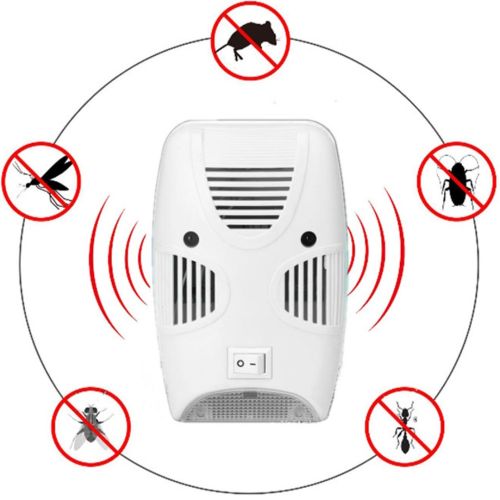 Електромагнітний відлякувач комах і гризунів Pest Repelling Aid Quad пристрій для знищення мишей тарганів комарів прилад в розетку