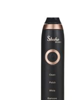 Електрична акумуляторна ультразвукова зубна щітка Shuke SK-601 з 4-ма насадками, біла, чорна, рожева
