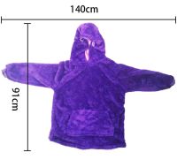 Подушка худі для дітей Huggle Pets Hoodie 2 в 1 плед-кофта до 140 см, іграшка трансформер з капюшоном, дитяча толстовка, іграшка-худі з рукавами 